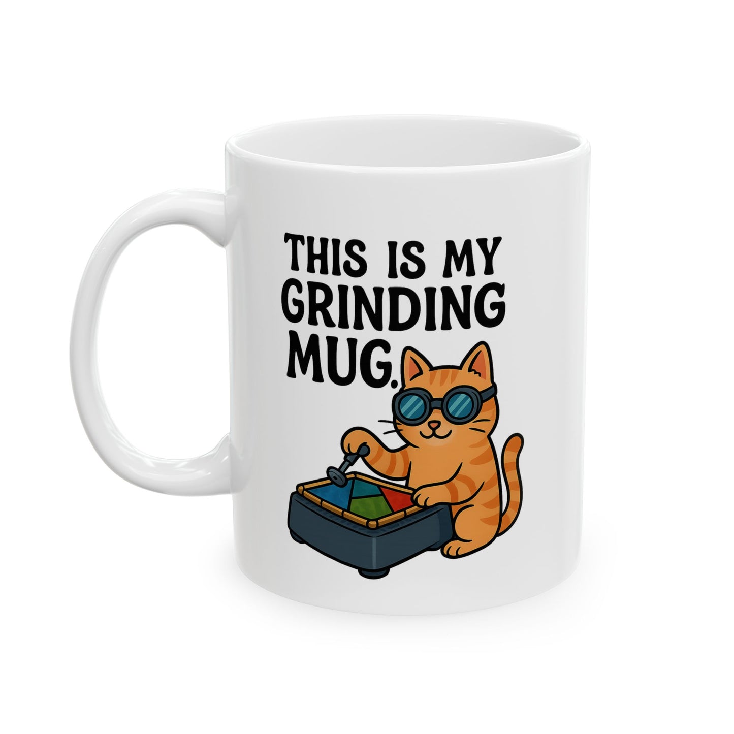 Funny Cat Ceramic Mug - Perfect for Coffee Lovers, Gift for Cat Owners, Kitchen Decor, Humor Mug, Animal Lovers