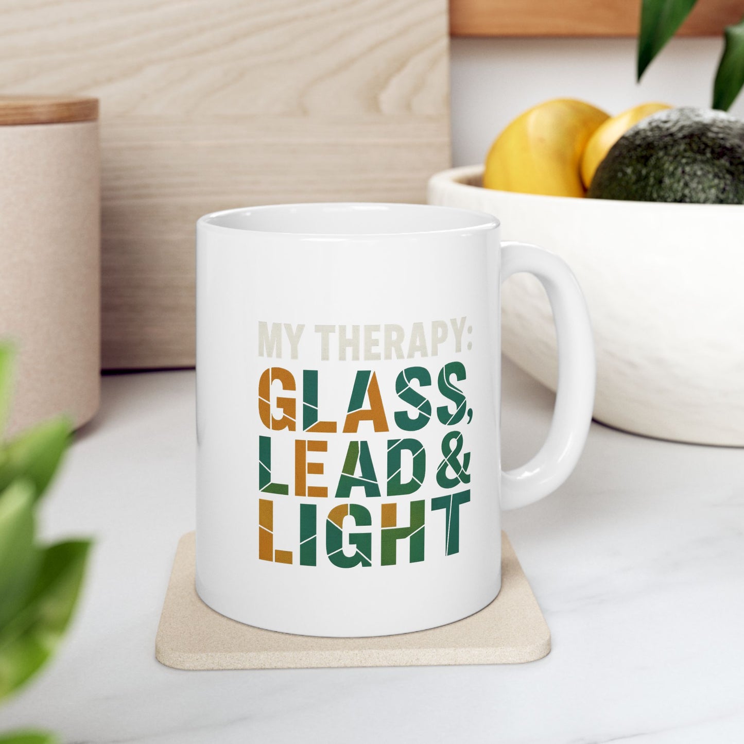 Joyful Ceramic Coffee Mug, Fun Gift for Friends, Home Office Decor, Inspirational Drinkware, Perfect for Coffee Lovers, Great for Birthdays