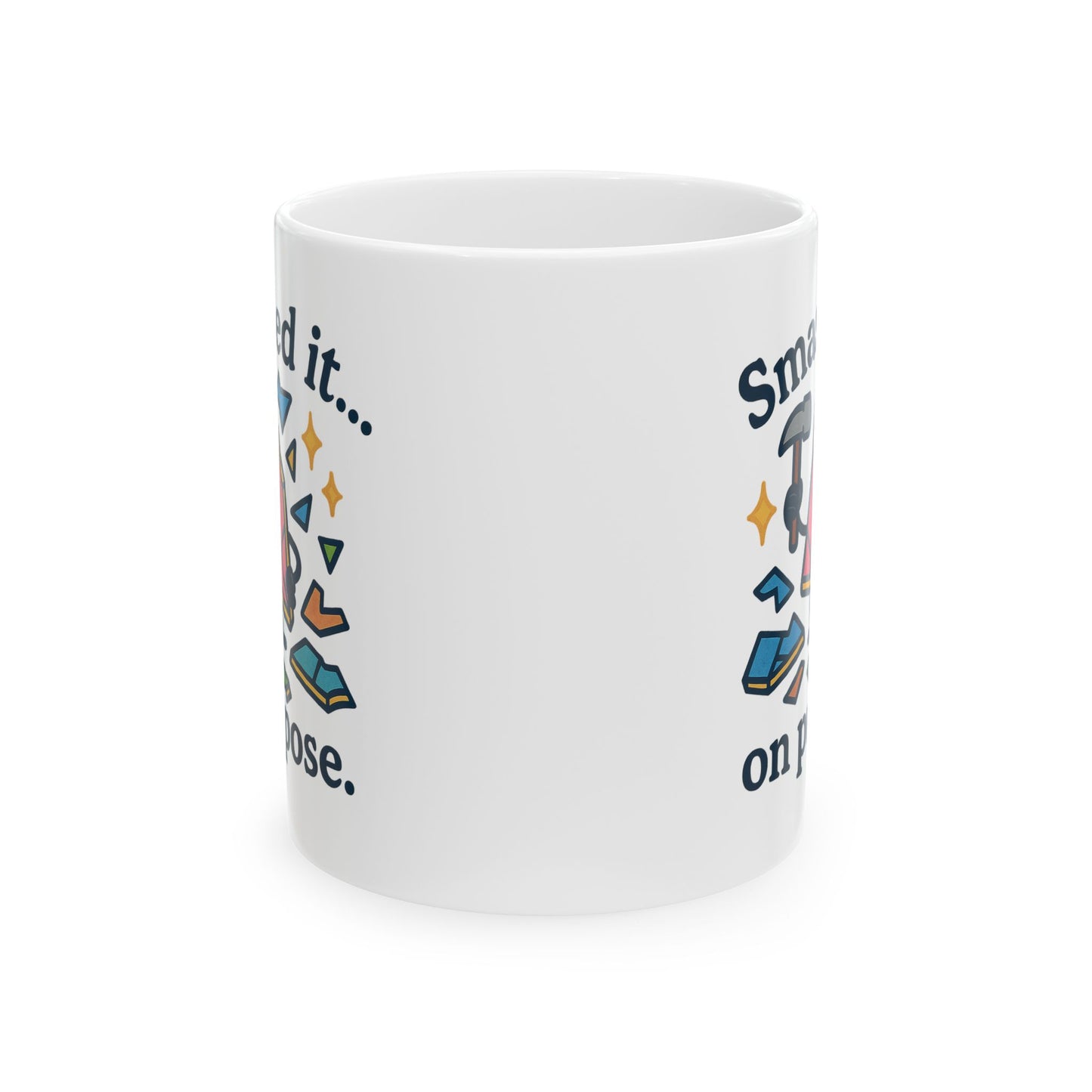 Fun Ceramic Mug, Motivational Gift for Coffee Lovers, Unique Desk Accessory, Perfect for Birthdays, Funny Office Cup