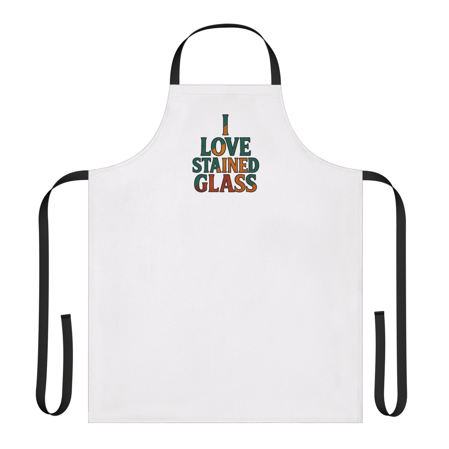Colorful Stained Glass Apron, Perfect for Cooking, DIY Crafting, Gift for Artists, Kitchen Accessory, Unique Gift Idea, Home Chef Essentials
