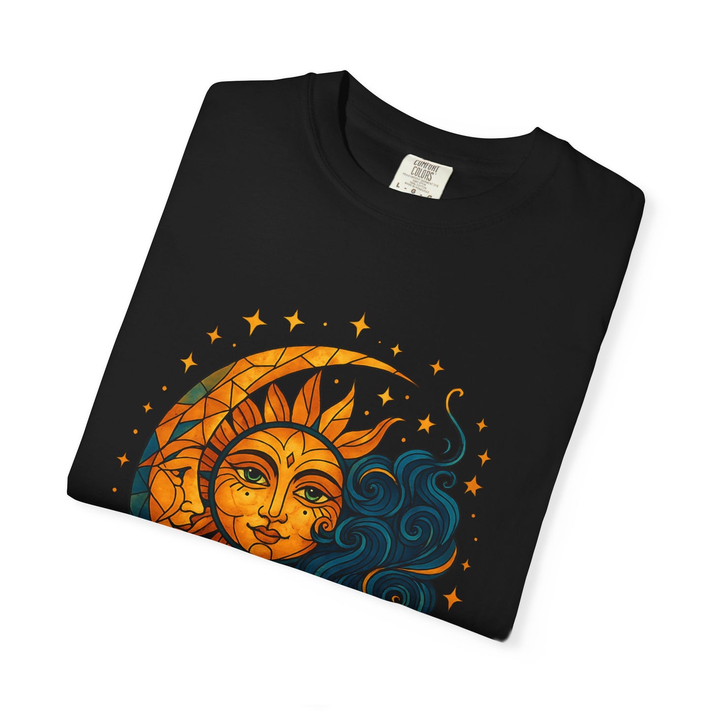 Sun and Moon Graphic T-Shirt, Boho Tee, Unisex Summer Top, Astrology Shirt, Gift for Nature Lovers, Festival Wear