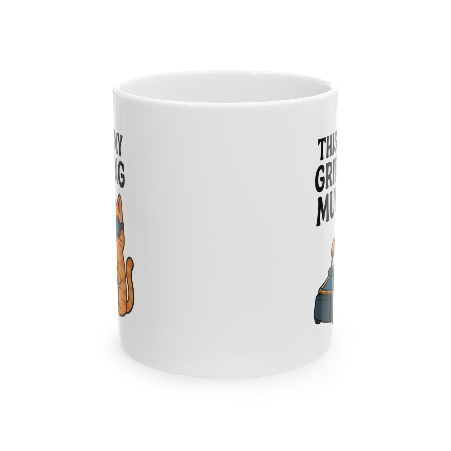 Funny Cat Ceramic Mug - Perfect for Coffee Lovers, Gift for Cat Owners, Kitchen Decor, Humor Mug, Animal Lovers