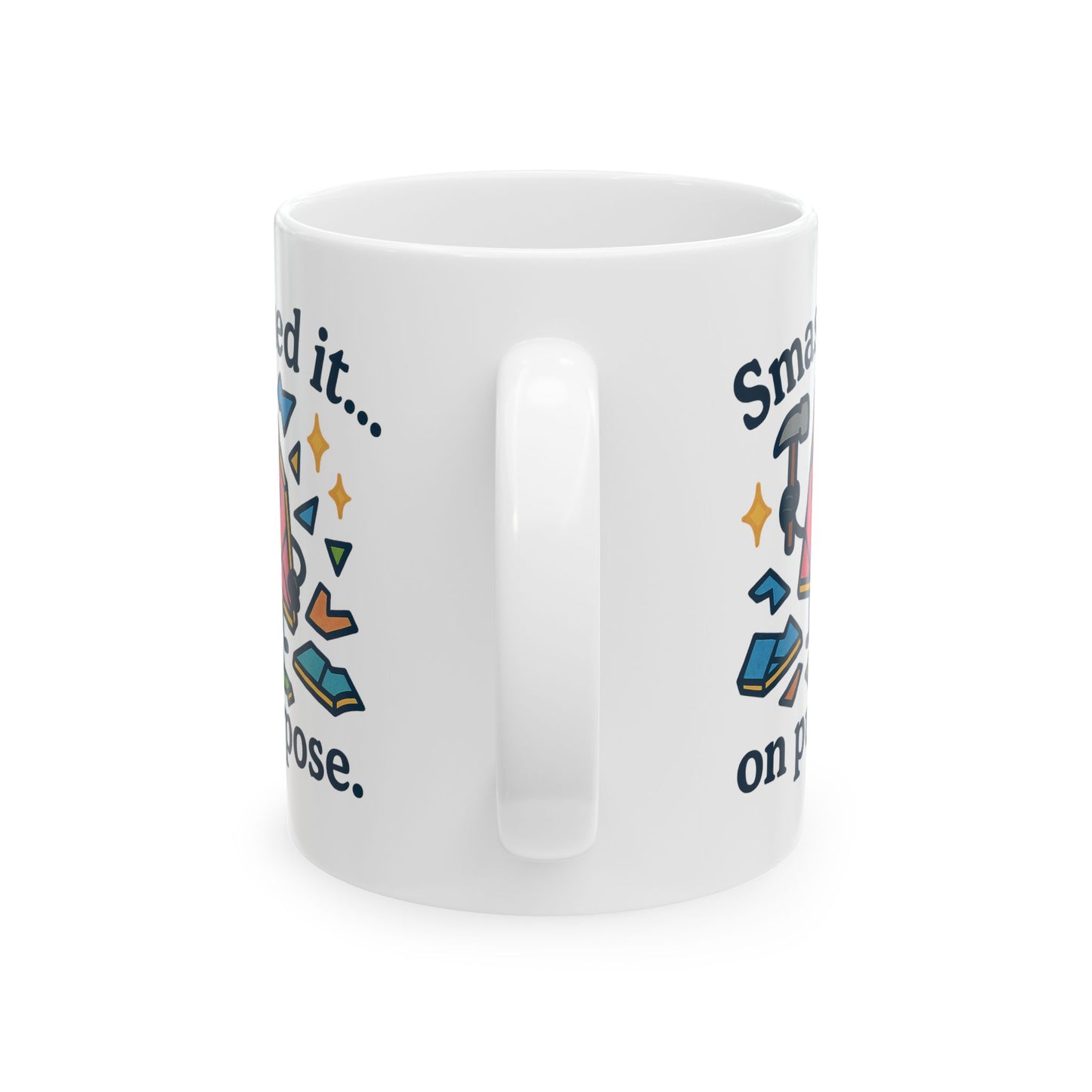 Fun Ceramic Mug, Motivational Gift for Coffee Lovers, Unique Desk Accessory, Perfect for Birthdays, Funny Office Cup