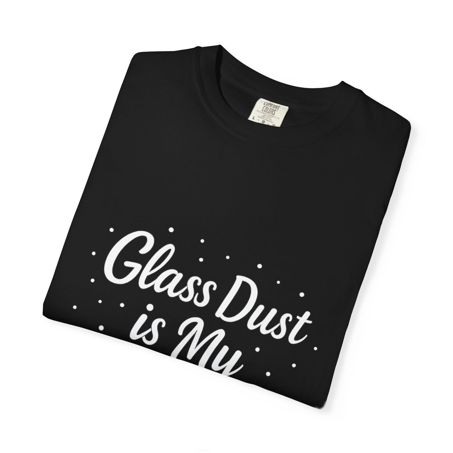Glass is My Glitter Unisex T-shirt, Black