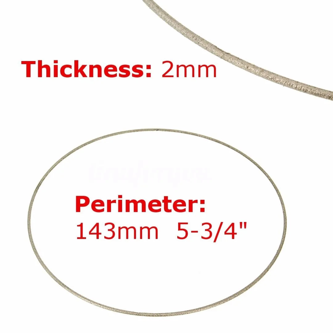 143mm Stained Glass Replacement Diamond Ring Saw Blade for Gemini Taurus 3 Ring Band Saw,Cutting Glass