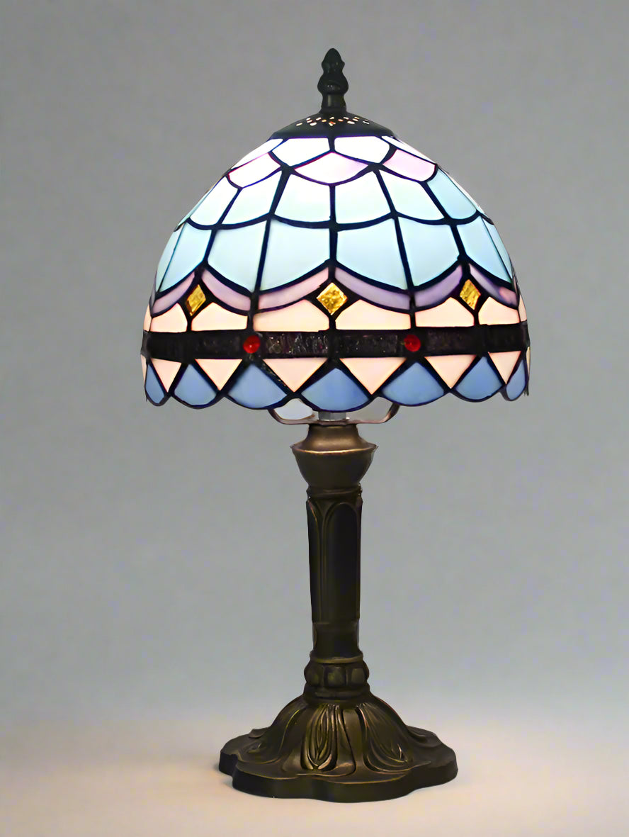 Luxury Room Decoration Tiffany Table Lamp Home Decor Desk Lamp Stained Glass Lampshade Bedside Night Light