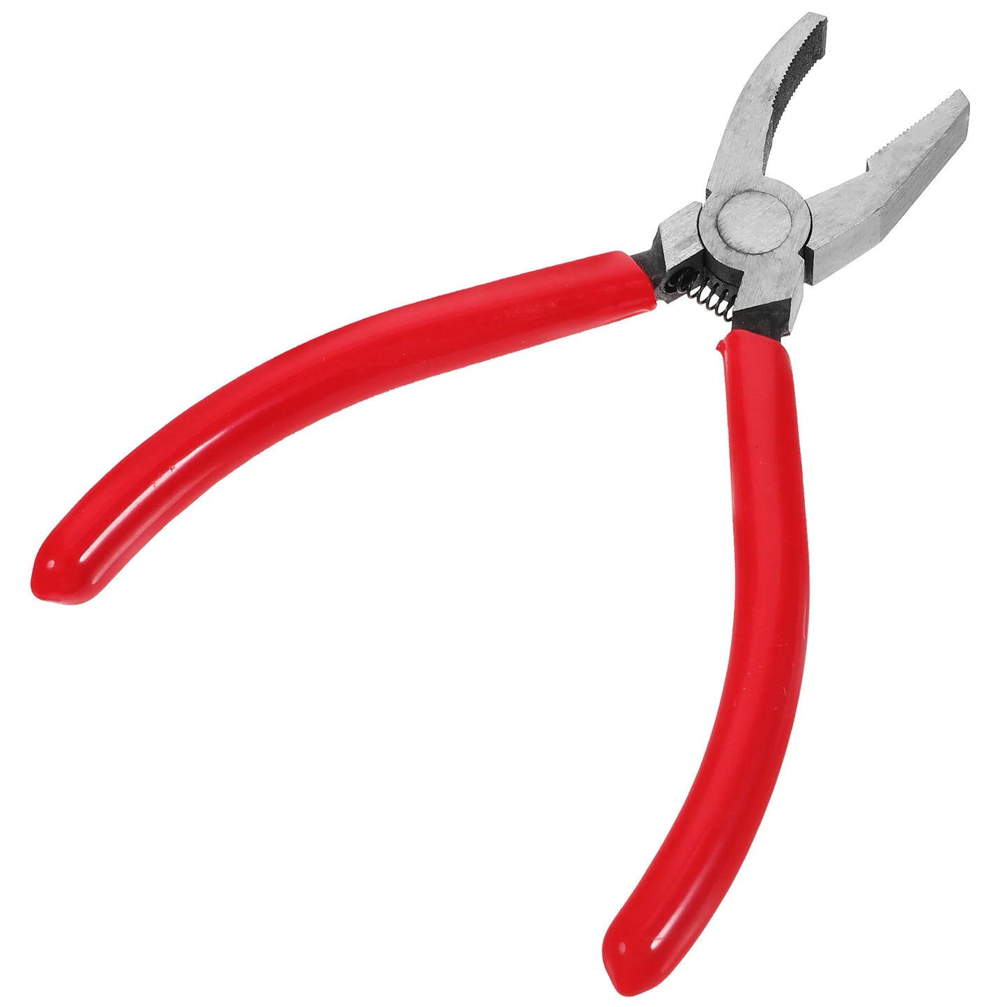 8 Inch Heavy Duty Steel Glass Breaking Pliers With Curved Jaws For Colored Glass Fusion Stained Glass Running Pliers