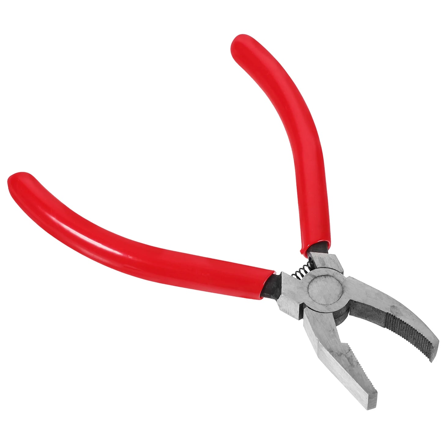 8 Inch Heavy Duty Steel Glass Breaking Pliers With Curved Jaws For Colored Glass Fusion Stained Glass Running Pliers