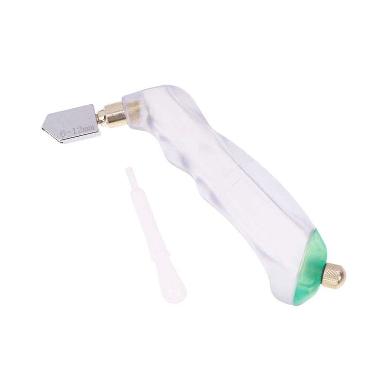 Professional Pistol-Type Glass Cutter with Ceramic Tile Cutting Tool,Lubricated Glass Cutter,Cemented Carbide&Diamond Cut Tool