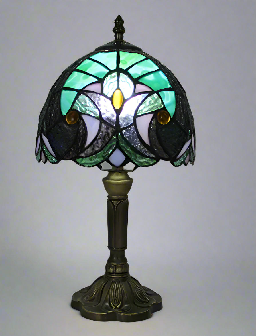 Luxury Room Decoration Tiffany Table Lamp Home Decor Desk Lamp Stained Glass Lampshade Bedside Night Light