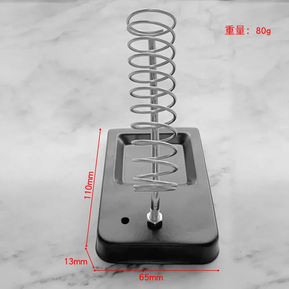 New Soldering Iron Stand Portable Holder Soldering Tin Stand with Welding Cleaning Sponge Electric Soldering Iron Accessories