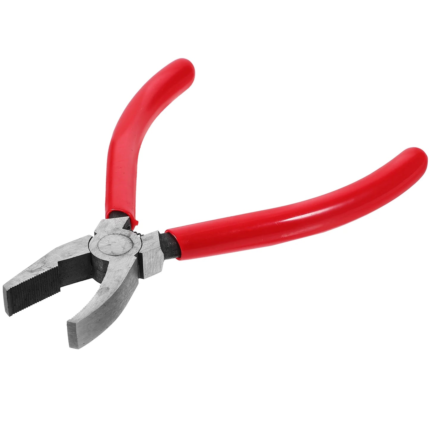 8 Inch Heavy Duty Steel Glass Breaking Pliers With Curved Jaws For Colored Glass Fusion Stained Glass Running Pliers