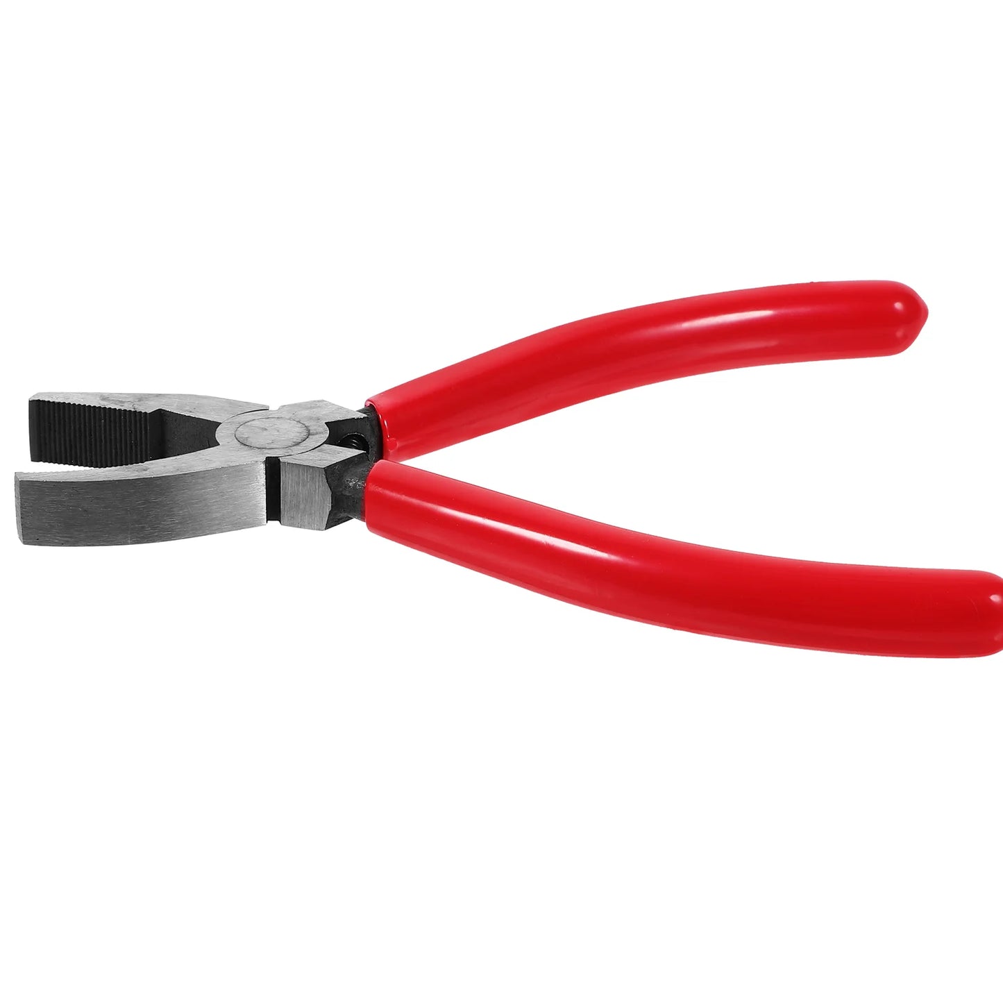 8 Inch Heavy Duty Steel Glass Breaking Pliers With Curved Jaws For Colored Glass Fusion Stained Glass Running Pliers