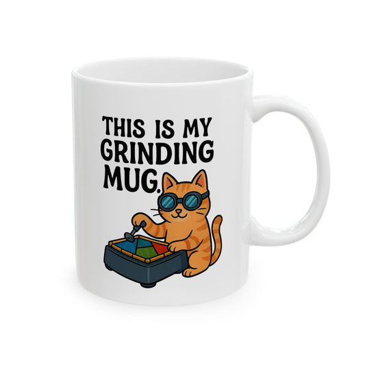 Funny Cat Ceramic Mug - Perfect for Coffee Lovers, Gift for Cat Owners, Kitchen Decor, Humor Mug, Animal Lovers