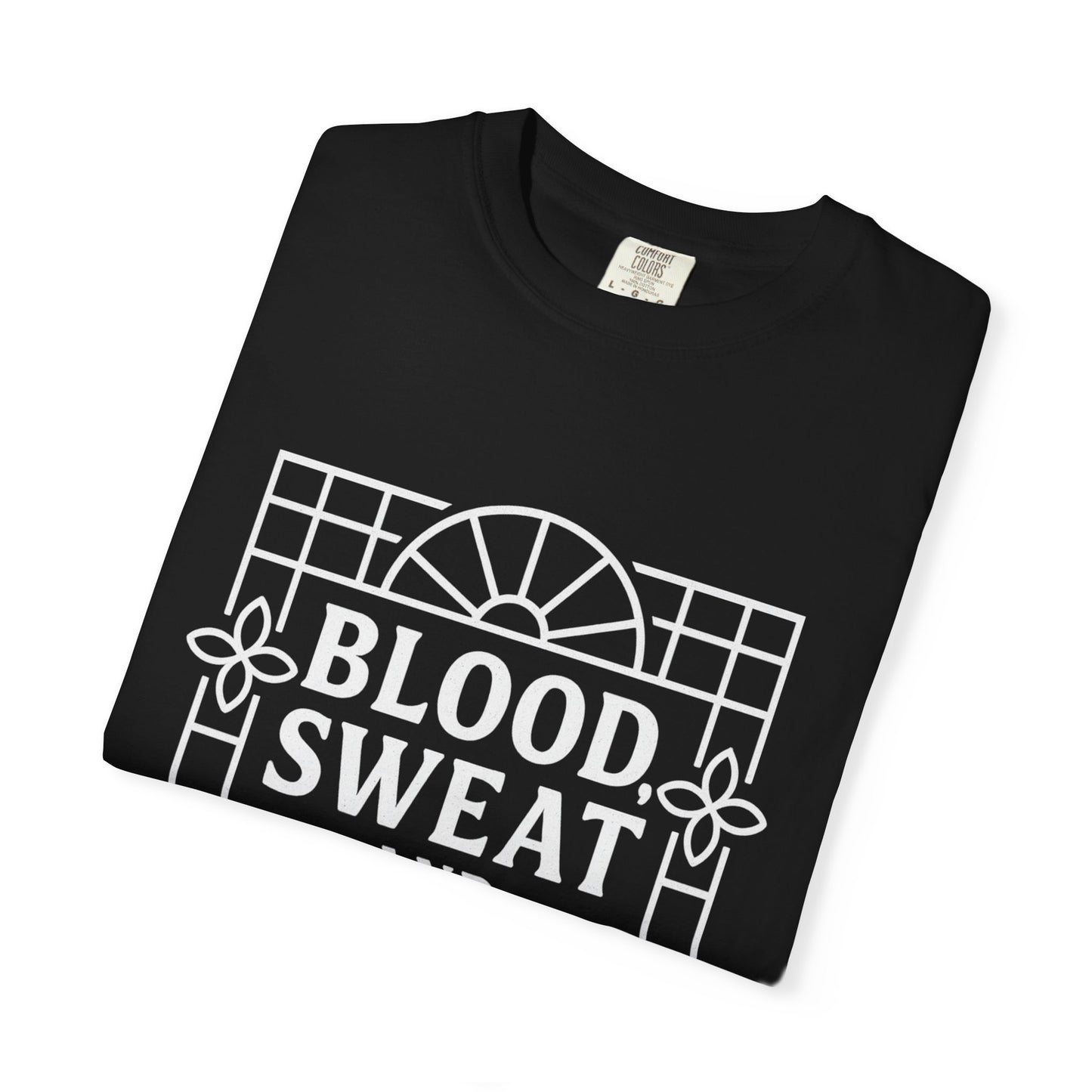 Unisex Graphic T-shirt - Blood, Sweat, and Copper Foil - Gift for Crafters, Creative Expression, Art Lovers, DIY Enthusiasts, [...]