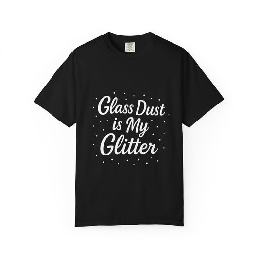 Glass is My Glitter Unisex T-shirt, Black