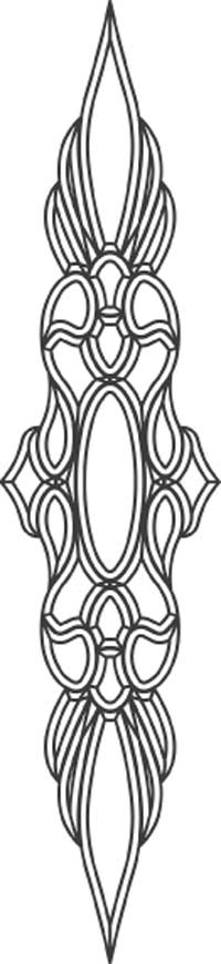 12-3/4 x 56 in.- 31 pieces bevel cluster