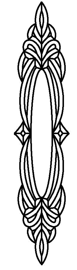 6 x 29 in.- 21 pieces bevel cluster