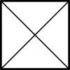 1 in. Square Bevel Clear Box of 30