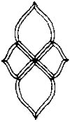 7-1/4 x 13-1/2 in. 4 pieces bevel cluster