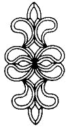 9-5/ 8 x 19-1/2 in. 14 pieces bevel cluster