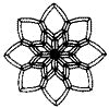 12 x 12 in.-16 pieces bevel cluster