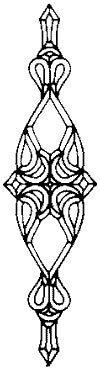 7-1/2 x 29 in. 21 pieces bevel cluster