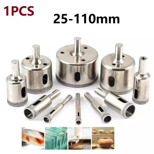 1pc 25mm-110mm Tile Marble Glass Ceramic Hole Saw Drilling Bits Hole Cup Saw Cutter Power Drilling Tools Accessories